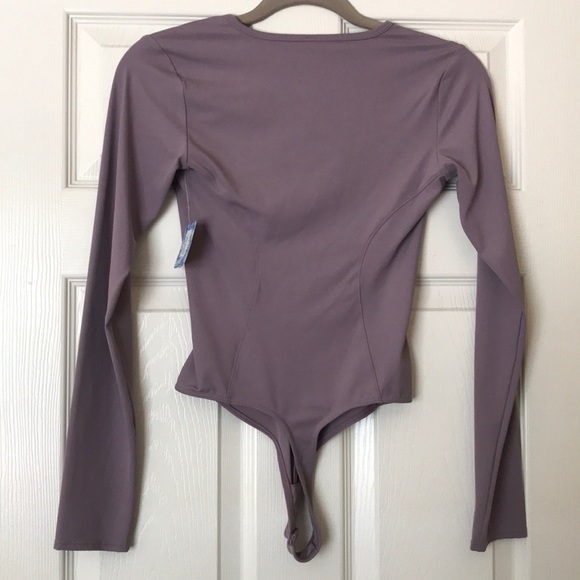 NWT Free People Body Suit. XS lavender - Picture 4 of 7